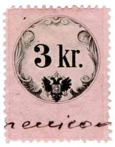 (I.B) Austria/Hungary Revenue : Stempelmarke 3kr