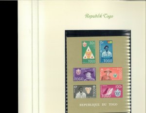 Togo MNH 1960's Sets & Souvenir Sheets Mounted on Specialty Pages