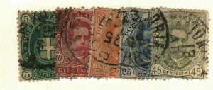 Italy #67-71 used