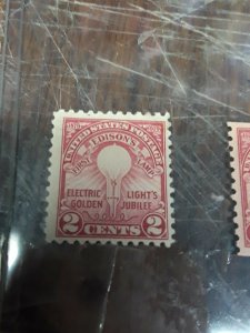 Mint 1929 Edison & Coil Stamps