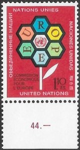 United Nations UN Geneva 1972 - Scott # 27 Mint NH. Ships Free With Another Item