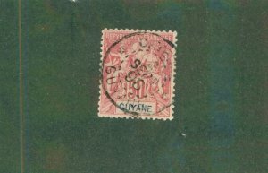 FRENCH GUIANA 46 USED CV $18.00 BIN $8.00