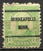 U.S.A.; 1931; Sc. # 694;  O/Used Pre-Cancel. Perf. 11x10 1/2 Single Stamp