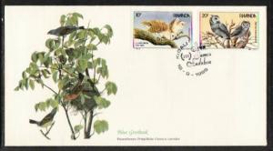 Rwanda 1226-1227 Birds 1985 U/A FDC 