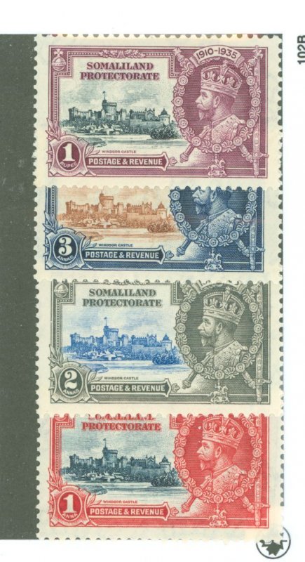 Somaliland Protectorate #77-80 Mint (NH) Single (Complete Set)