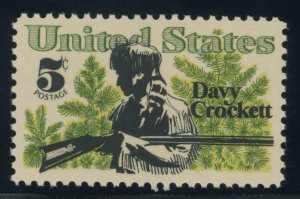 US Stamp #1330 Davy Crockett 5c - PSE Cert - XF-SUP 95 - MNH - SMQ $35.00