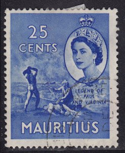 Mauritius 258 Legend of Paul & Virginia 1953