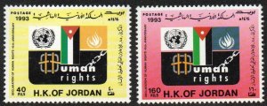 Jordan Sc #1453-1454 MNH
