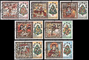 Grenada 813-819, CTO, 12th Century Swiss Ceiling Paintings