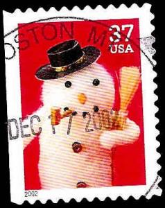 # 3686 USED SNOWMAN WITH PIPE