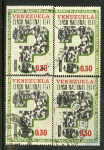 VENEZUELA 979a-d USED SCV $1.80 BIN $1.00 CENSUS