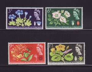 Great Britain 414-417 Set MHR Flowers (B)