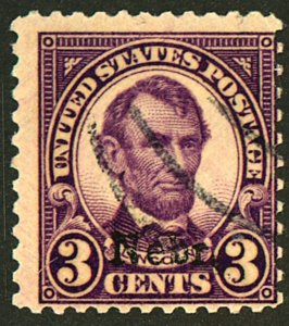 U.S. #672 USED