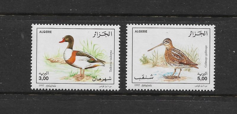 BIRDS - ALGERIA #1059-60  MNH