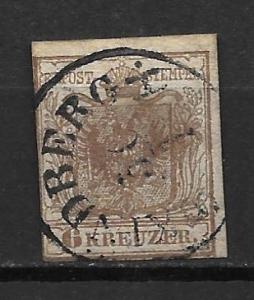 Austria 4 1850 6kr Used