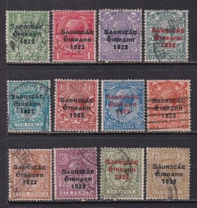 Ireland 1922-1923 SC 65-76 Used Set 