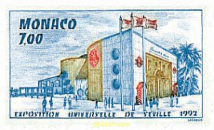 32380 MNH MONACO 1992 EXPO 92. EXPOSICION UNIVERSAL DE SEVILLA