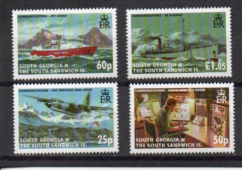 South Georgia 344-347 MNH