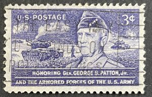 US #1026 Used F/VF 3c Honoring George S. Patton, Jr. 1953 [B31.5.2]