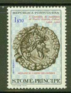 St. Thomas & Prince  Scott 396 MNH** 1968 Cabral stamp