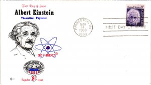 #1285 Albert Einstein – Cover Craft Cachet