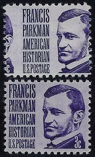 1281 - 3c Huge Misperf Error / EFO Francis Parkman Mint NH