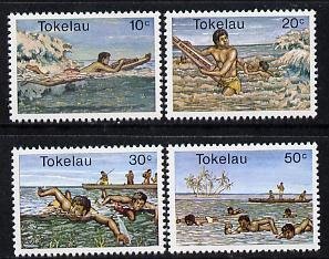 TOKELAU - 1969 - Water Sports - Perf 4v Set - Mint Never Hinged