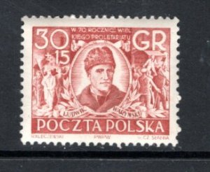 POLAND B83 MNH VF Ludwik Warynski Political Organizer