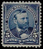 U.S. #281 MNH; 5c Grant (1898)