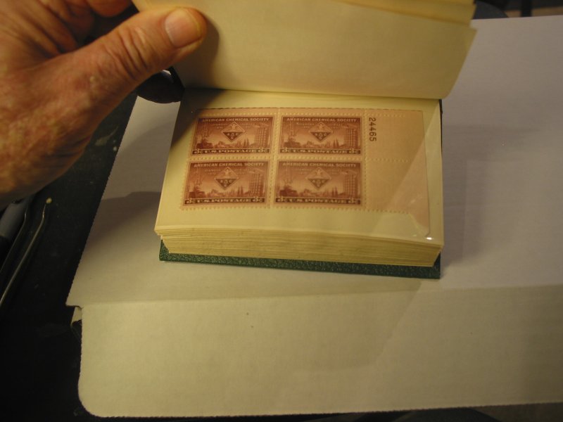 Plate Block Book  Includes 50 PB's mostly 3 centers MINT NH⭐⭐⭐⭐⭐