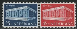Netherlands Scott # 475 - 476, mint nh