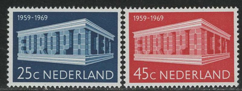 Netherlands Scott # 475 - 476, mint nh