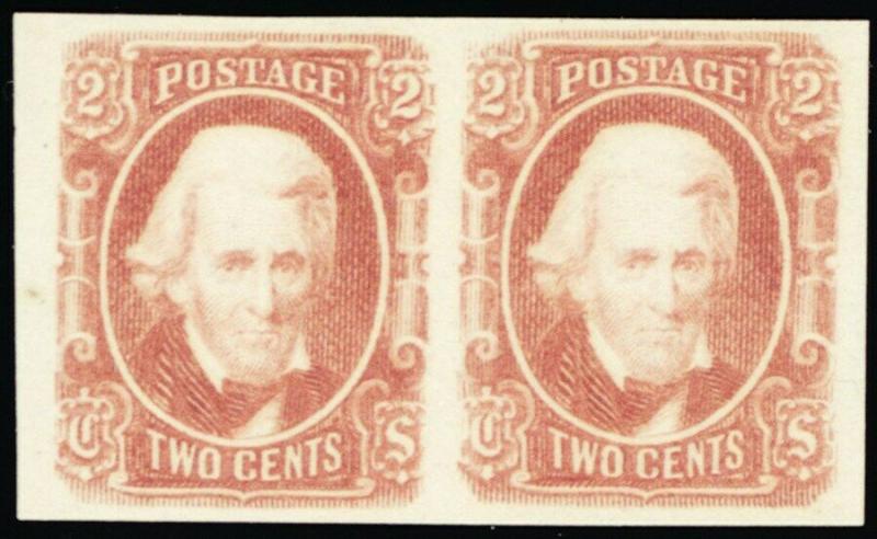 CSA 8, Mint 2¢ XF OG Never Hinged Pair Hard To Find! - Stuart Katz