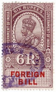 (I.B) India Revenue : Foreign Bill 6R (1914)