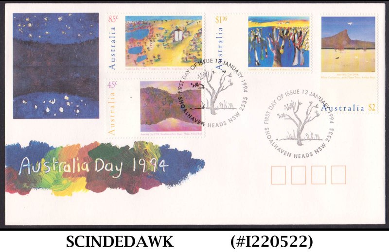 AUSTRALIA - 1994 AUSTRALIA DAY - 4V - FDC