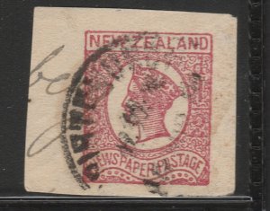 NEW ZEALAND Postal Stationery Cut Out A17P23F21987-
