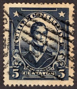 1928, Chile 5c, Used, Sc 162