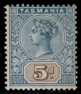 AUSTRALIA - Tasmania QV SG218, 5d pale blue & brown, M MINT.