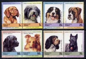 Tuvalu - Nukulaelae 1985 Dogs (Leaders of the World) set ...