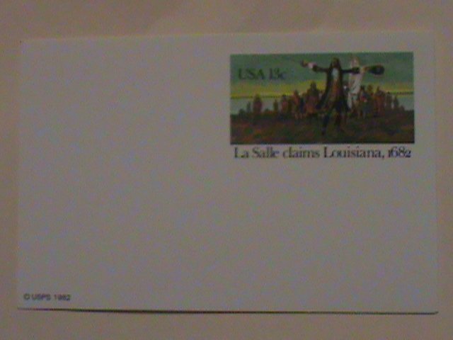 ​UNITED STATES-1982-LA SALLE CLAIMS LOUISIANA-1682-MNH POST CARD-VERY FINE