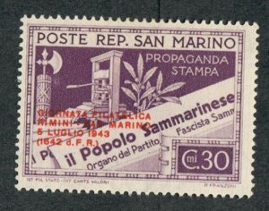 San Marino #213 Mint HInged single