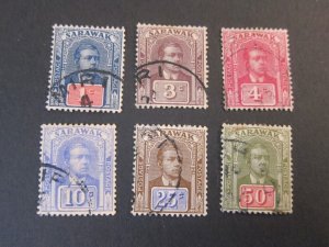 Malaya Sarwark 1918 Sc 50,3,5,61,7,9 FU