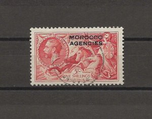 MOROCCO AGENCIES/BRITISH CURRENCY 1935/37 SG 74 USED Cat £140