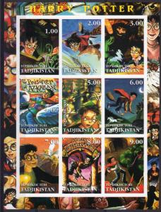 Tajikistan 2001 HARRY POTTER Sheetlet (9) IMPERFORATED  MNH  RARE