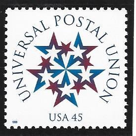 US #3332, Universal Postal Union, M-NH*-