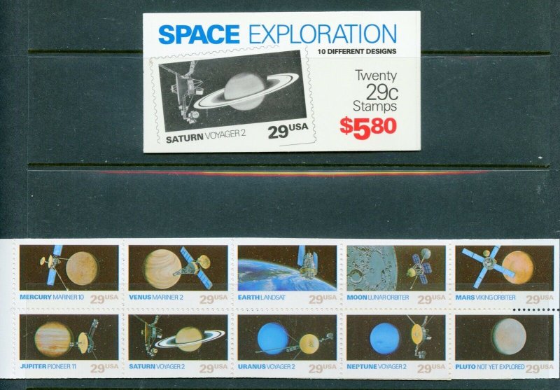 US Scott BK192 UNEXPLOADED  SPACE EXPLORATION Booklet