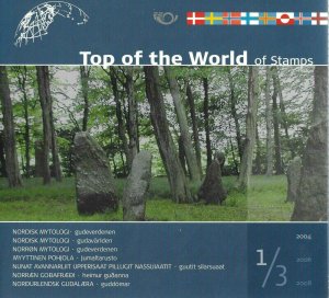 NORDIC MYTHOLOGY, GODS = ALBUM - 5 Souvenir Sheets of Different Countries 2004