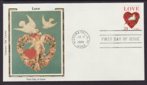 US 2418b Love Dove Colorano U/A FDC