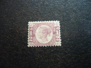 Stamps - Great Britain - Scott# 58 - Plate 8 - Used Part Set of 1 Stamp
