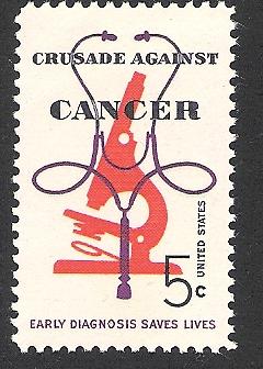 US #1263, Crusade Against Cancer, MNH*